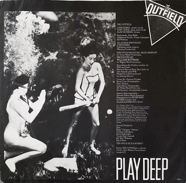 Outfield, The : Play Deep (LP,Album,Stereo)