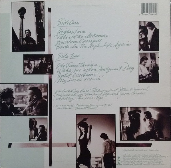 Steve Winwood : Back In The High Life (LP,Album,Stereo)