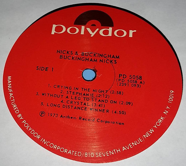 Buckingham Nicks : Buckingham Nicks (LP,Album,Reissue)