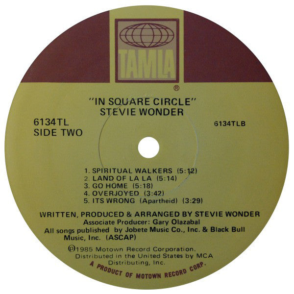 Stevie Wonder : In Square Circle (LP,Album)