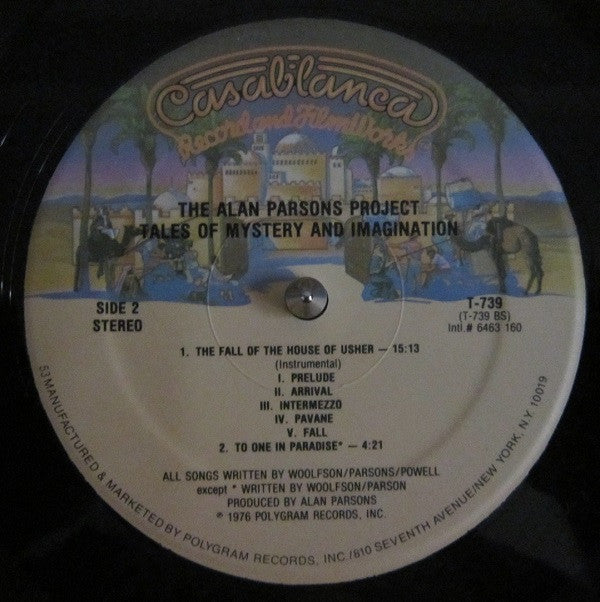 Alan Parsons Project, The : Tales Of Mystery And Imagination - Edgar Allan Poe (LP,Album,Reissue)