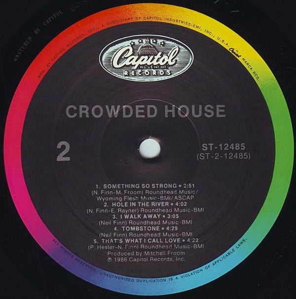 Crowded House : Crowded House (LP,Album)