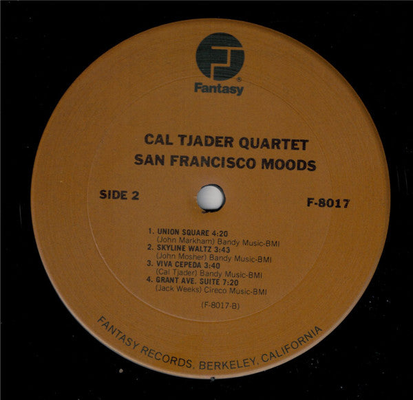 Cal Tjader : San Francisco Moods (LP,Album,Reissue,Stereo)