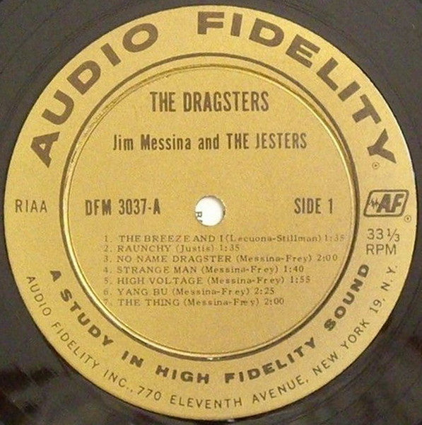 Jim Messina & His Jesters : The Dragsters (LP,Album,Mono)