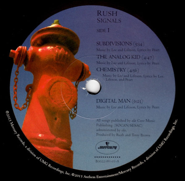 Rush : Signals (LP,Album,Reissue,Remastered)