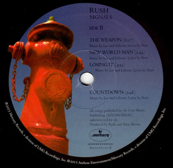 Rush : Signals (LP,Album,Reissue,Remastered)