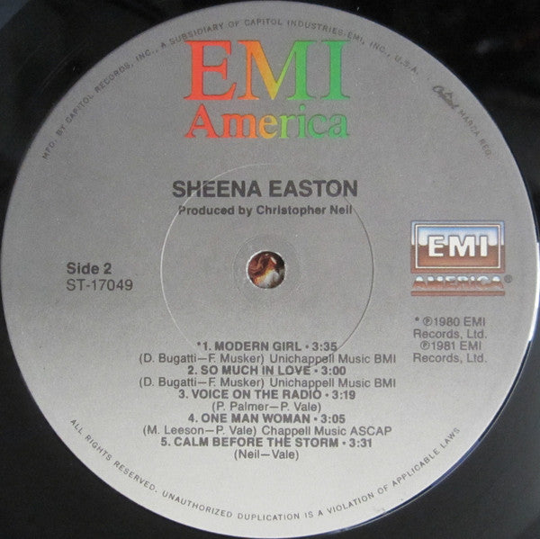 Sheena Easton : Sheena Easton (LP,Album)