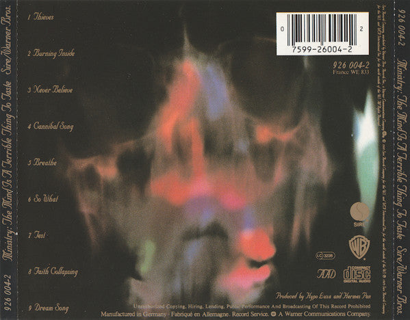 Ministry : The Mind Is A Terrible Thing To Taste (Album)