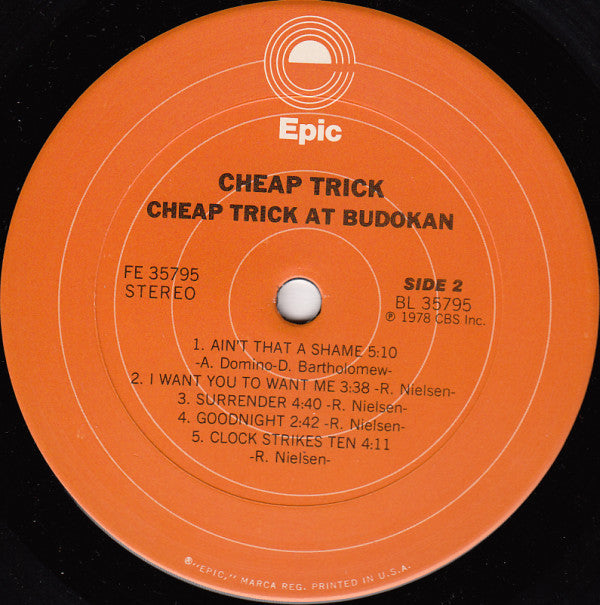 Cheap Trick : Cheap Trick At Budokan (LP,Album)