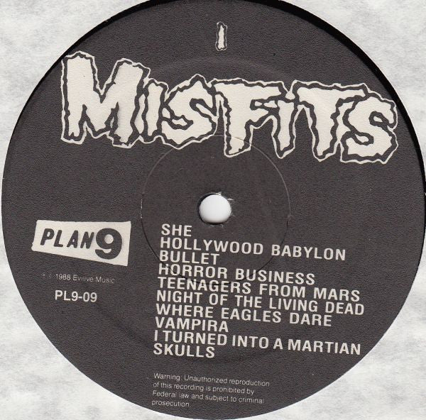 Misfits : Misfits (LP,Album,Compilation)
