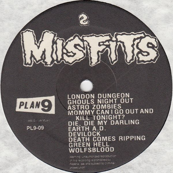 Misfits : Misfits (LP,Album,Compilation)