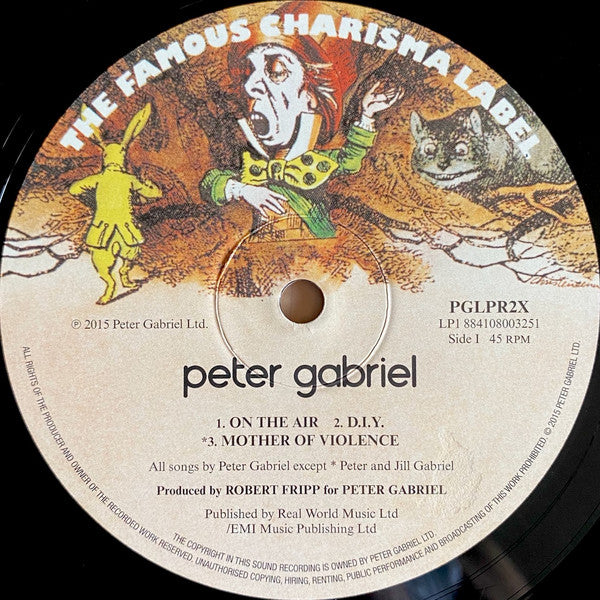Peter Gabriel : Peter Gabriel (12",45 RPM,Album,Limited Edition,Numbered,Reissue,Remastered)