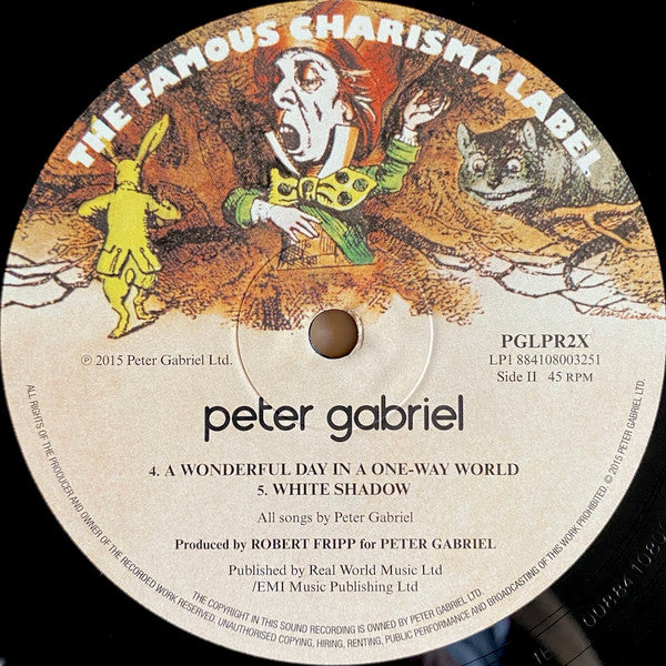 Peter Gabriel : Peter Gabriel (12",45 RPM,Album,Limited Edition,Numbered,Reissue,Remastered)