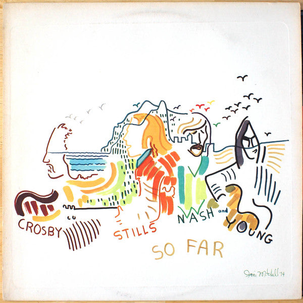 Crosby, Stills, Nash & Young : So Far (LP,Compilation,Reissue)
