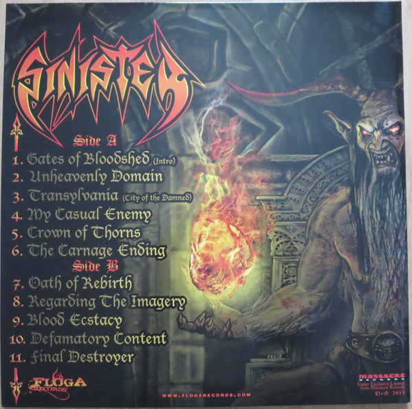 Sinister : The Carnage Ending (LP,Album,Limited Edition)