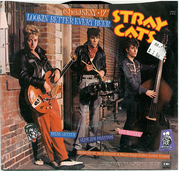 Stray Cats : (She's) Sexy + 17 (7",45 RPM,Single)