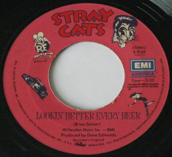 Stray Cats : (She's) Sexy + 17 (7",45 RPM,Single)