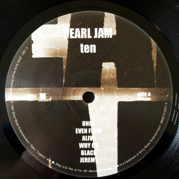 Pearl Jam : Ten (LP,Album,Reissue,Remastered)
