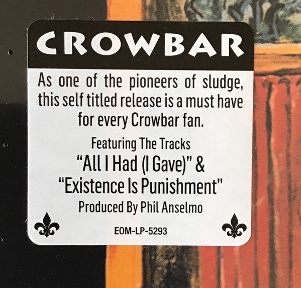 Crowbar (2) : Crowbar (LP,Album,Reissue,Stereo)