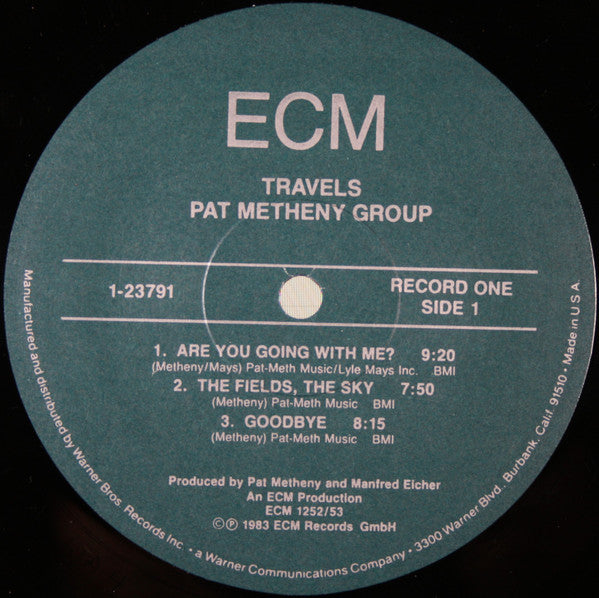 Pat Metheny Group : Travels (LP,Album)