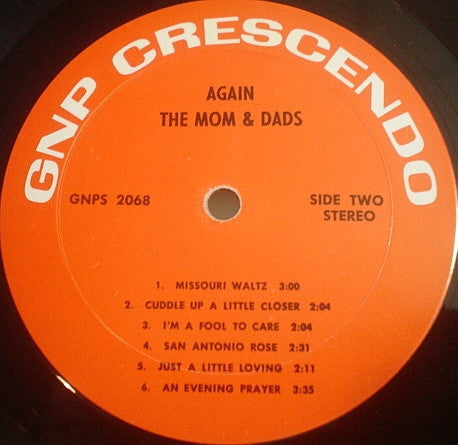 Mom And Dads, The : Again! (LP,Album,Stereo)