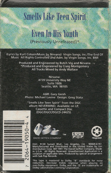 Nirvana : Smells Like Teen Spirit (Single)
