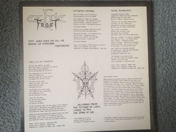 Celtic Frost : Emperor's Return (12",33 ⅓ RPM,EP)