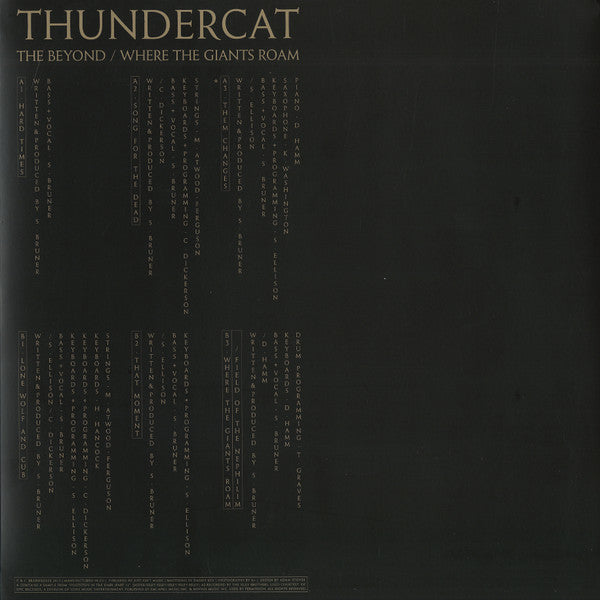 Thundercat : The Beyond / Where The Giants Roam (12",33 ⅓ RPM,Mini-Album)