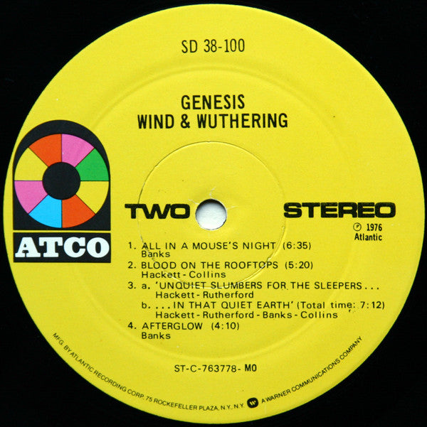 Genesis : Wind & Wuthering (LP,Album,Reissue)