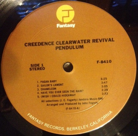 Creedence Clearwater Revival : Pendulum (LP,Album,Reissue,Stereo)