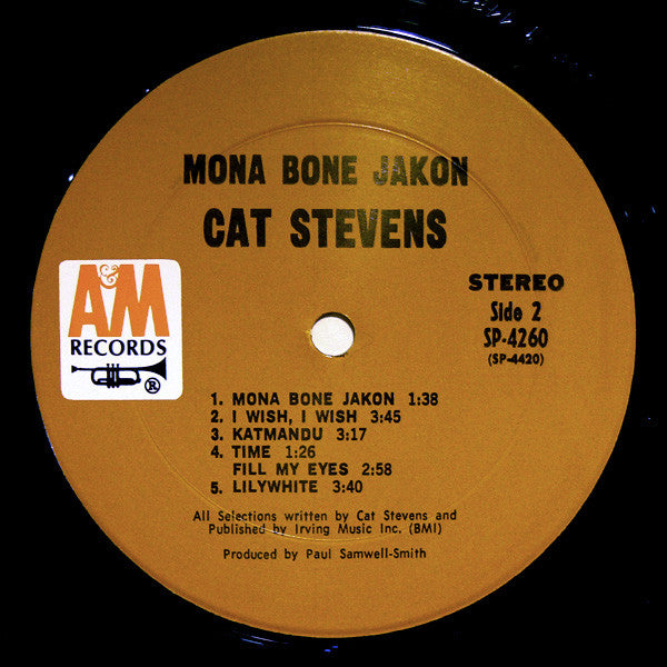 Cat Stevens : Mona Bone Jakon (LP,Album,Stereo)