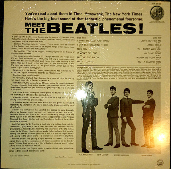 Beatles, The : Meet The Beatles! (LP,Album,Repress)