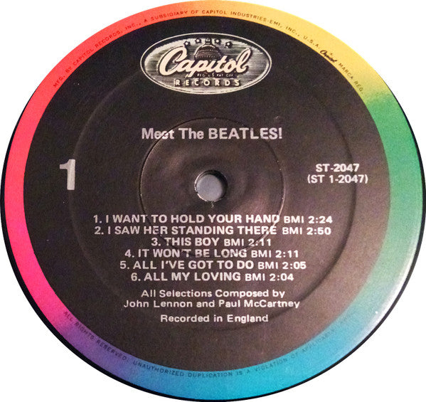 Beatles, The : Meet The Beatles! (LP,Album,Repress)