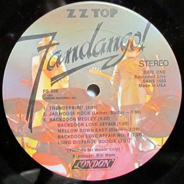 ZZ Top : Fandango! (LP,Album,Stereo)
