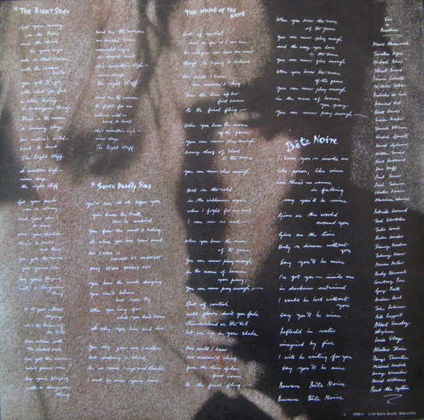 Bryan Ferry : Bête Noire (LP,Album)