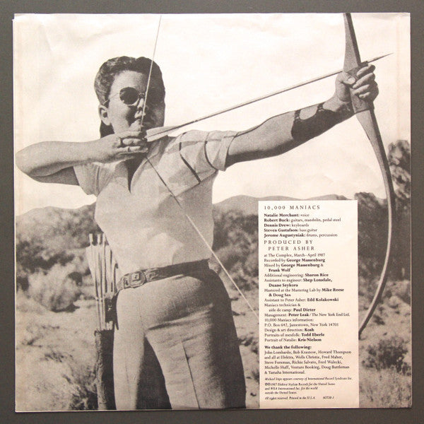 10,000 Maniacs : In My Tribe (LP,Album,Stereo)