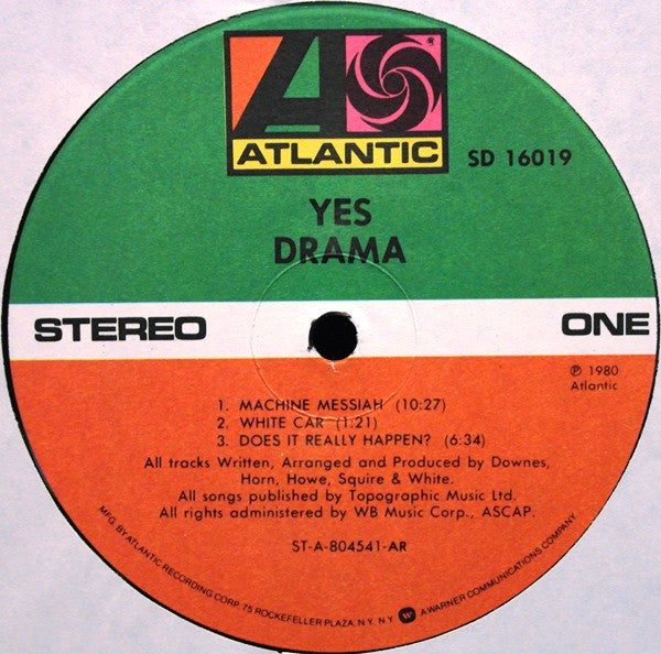 Yes : Drama (LP,Album)