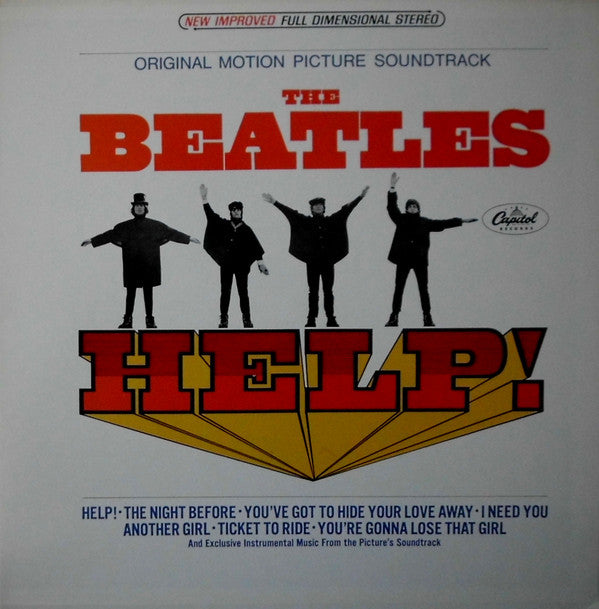 Beatles, The : Help! (Original Motion Picture Soundtrack) (LP,Album,Reissue,Stereo)