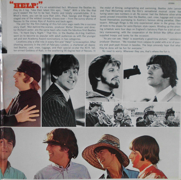Beatles, The : Help! (Original Motion Picture Soundtrack) (LP,Album,Reissue,Stereo)