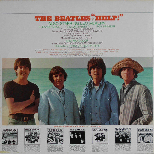 Beatles, The : Help! (Original Motion Picture Soundtrack) (LP,Album,Reissue,Stereo)