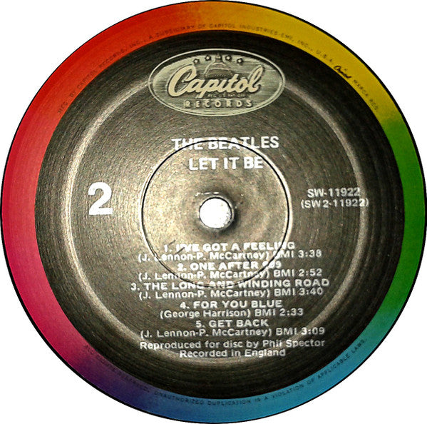 Beatles, The : Let It Be (LP,Album,Reissue)