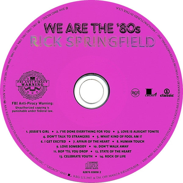 Rick Springfield : Rick Springfield (Compilation)