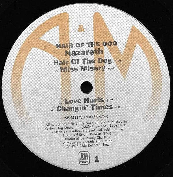 Nazareth (2) : Hair Of The Dog (LP,Album,Stereo)