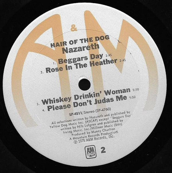 Nazareth (2) : Hair Of The Dog (LP,Album,Stereo)