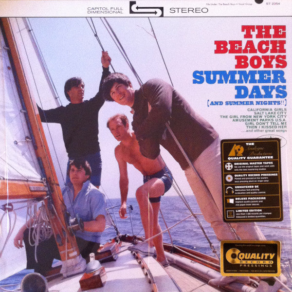 Beach Boys, The : Summer Days (And Summer Nights!!) (LP,Album,Reissue,Remastered,Stereo)