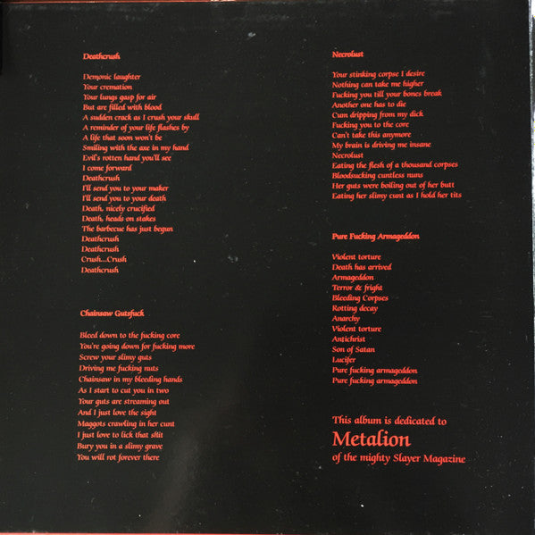 Mayhem : Deathcrush (12",EP,Reissue,Limited Edition)