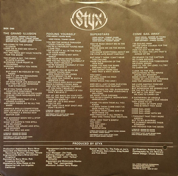 Styx : The Grand Illusion (LP,Album)