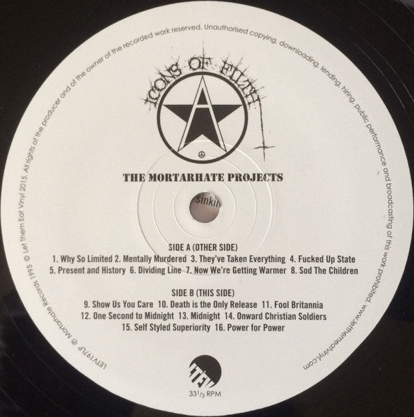 Icons Of Filth : The Mortarhate Projects (LP,Compilation,Reissue)