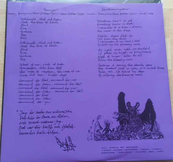 Mayhem : Live In Leipzig (LP,Album,Reissue)