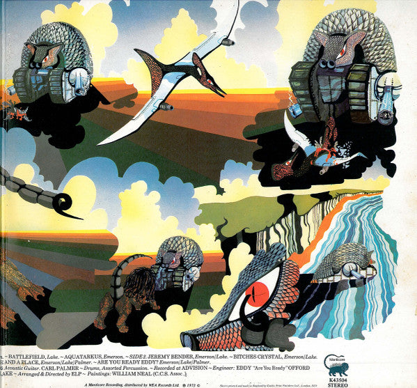 Emerson, Lake & Palmer : Tarkus (LP,Album,Reissue)